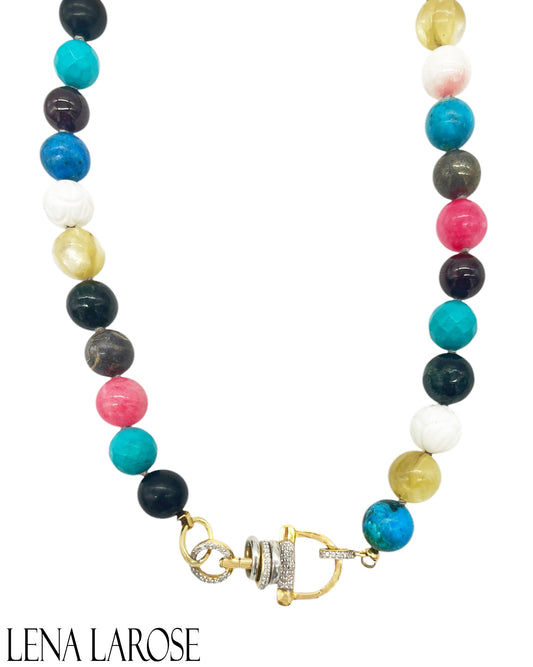 The Woods Mixed Gemstone Chain 18.75"