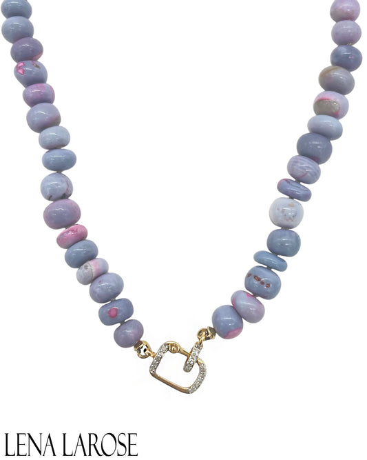 The Woods Lavendar Opal Chain 17.25"