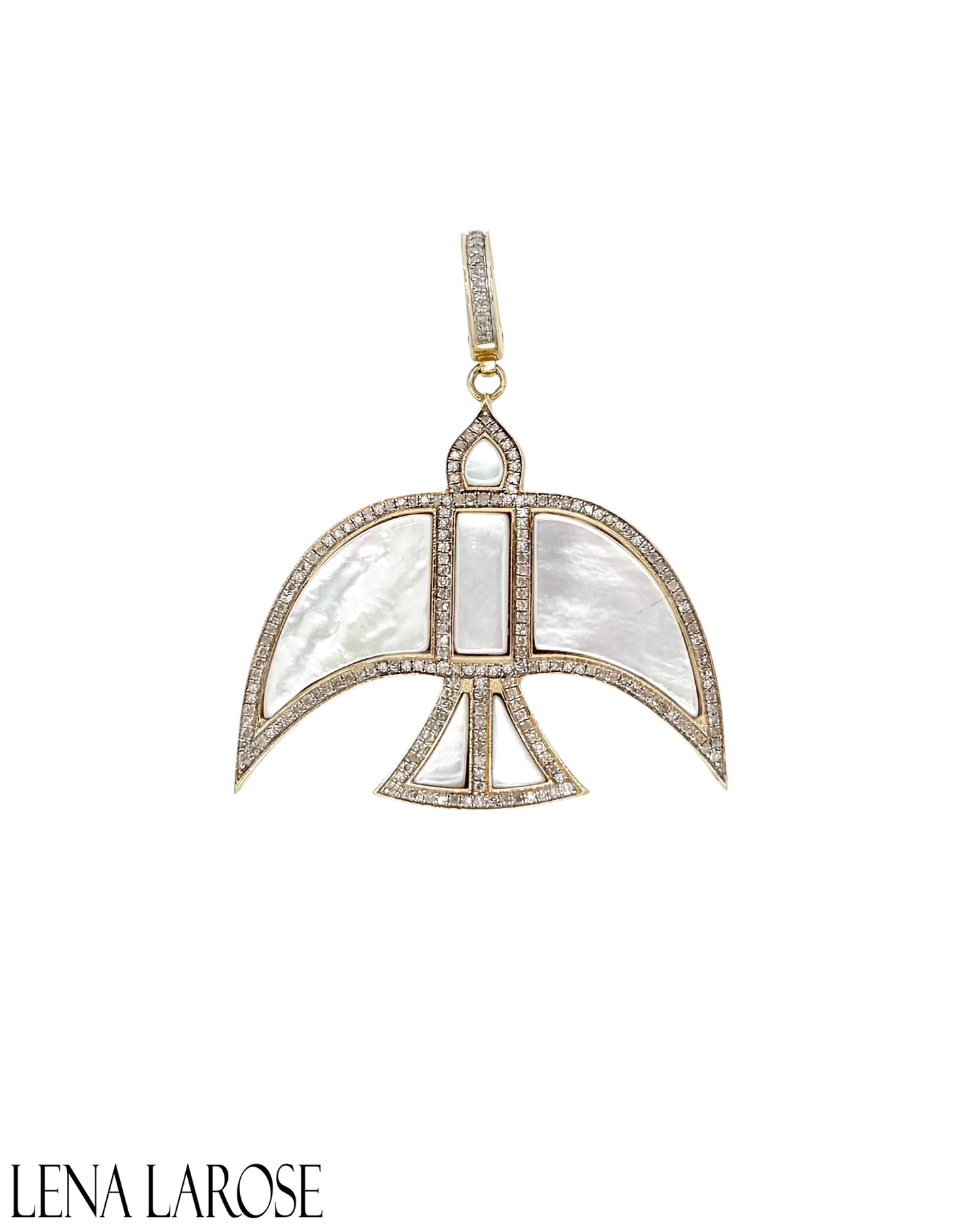TRUNK-SHOW The Woods MOP Bird Pendant