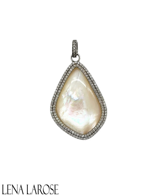 The Woods Mother of Pearl Silver Pendant