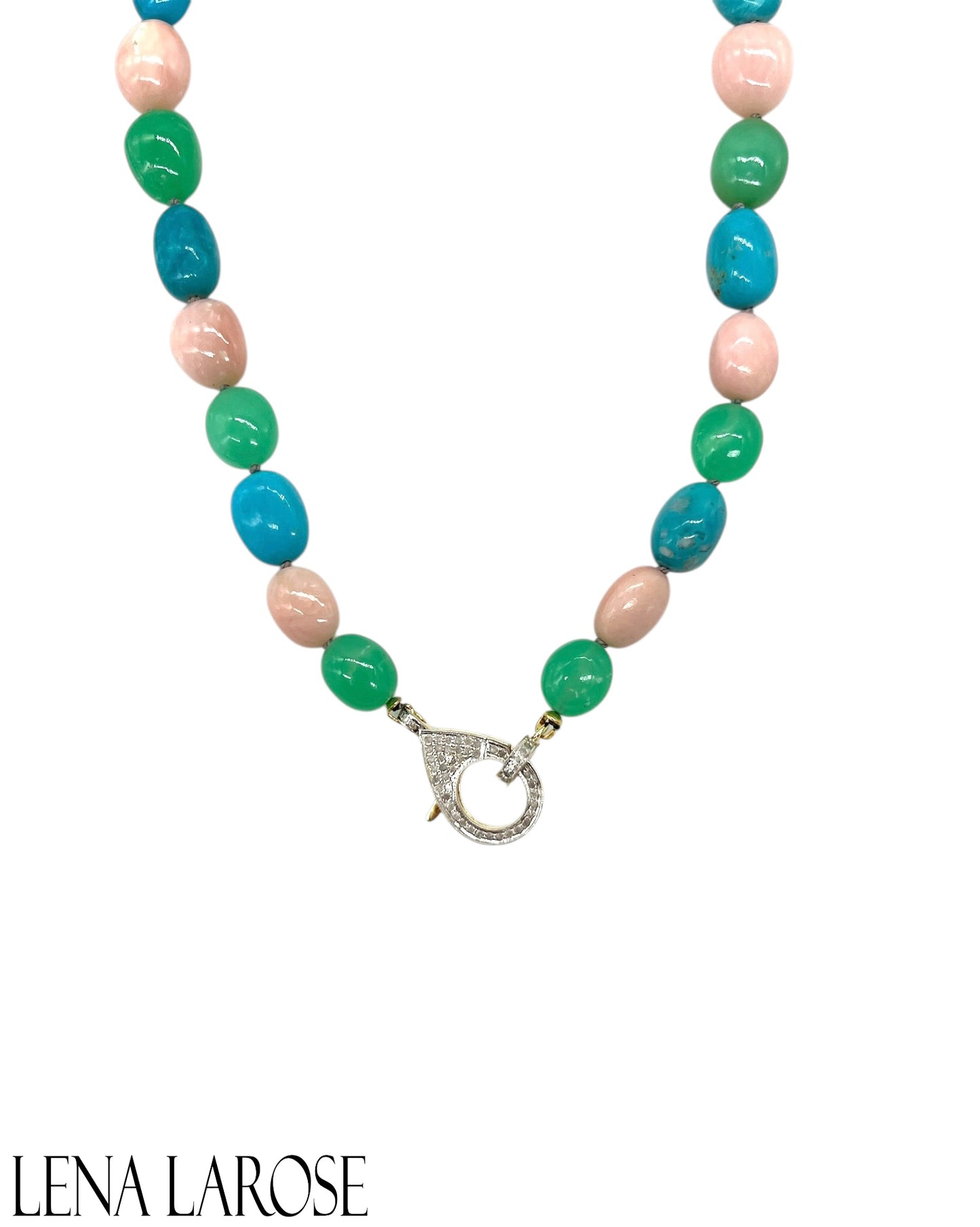 TRUNKSHOW The Woods Fine Jewelry Mixed Stone Necklace, 18.5"