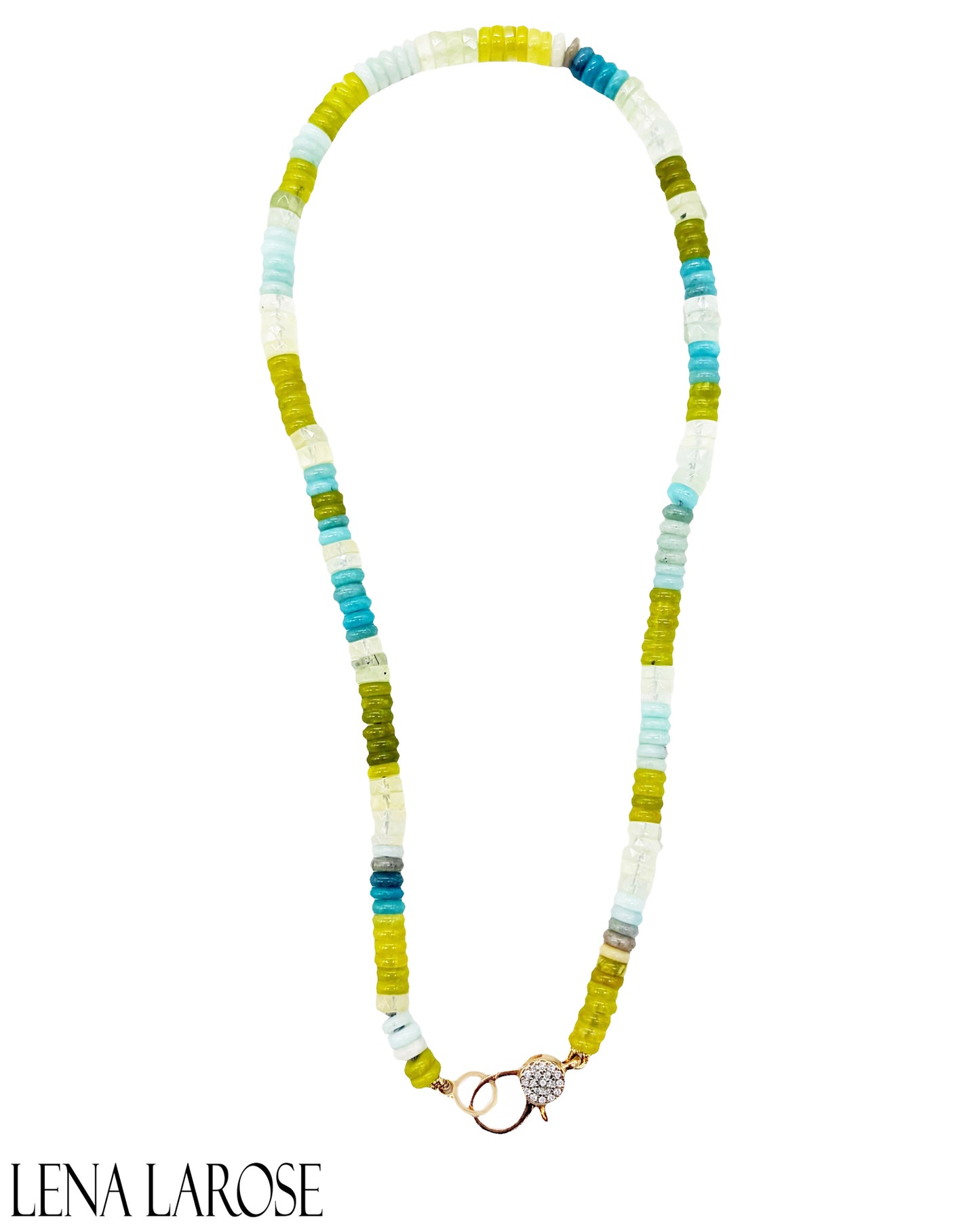 TRUNK-SHOW Royal Nomad Green Mixed Quartz Chain