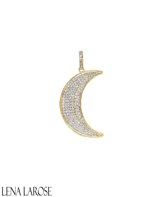TRUNK-SHOW The Woods Pave Moon Pendant
