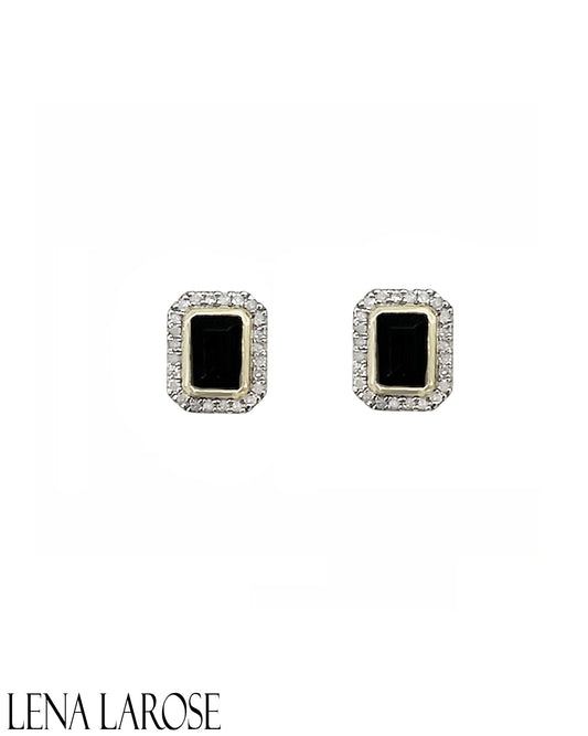 TRUNKSHOW The Woods Fine Jewelry Blk Onyx Studs