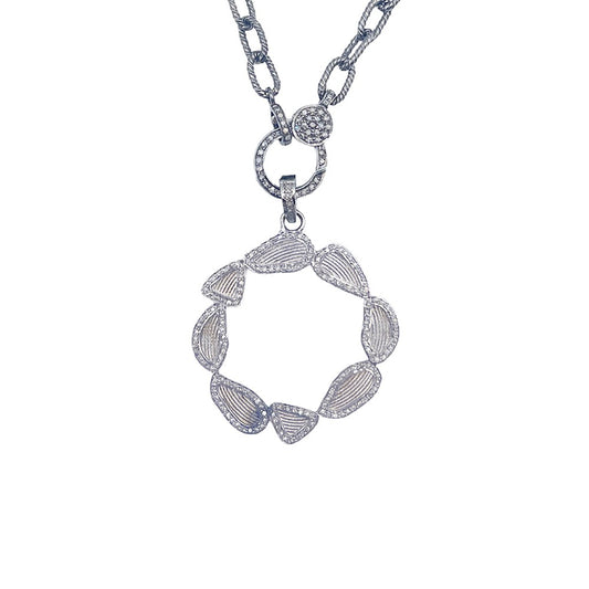 Sample Sale Open Circles Pendant