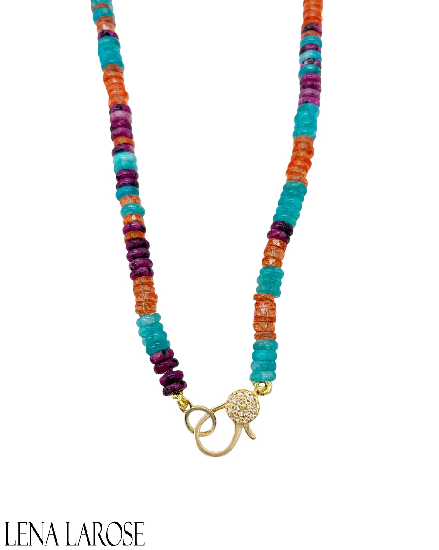 TRUNK-SHOW Royal Nomad Quartz and Amazonite Chain