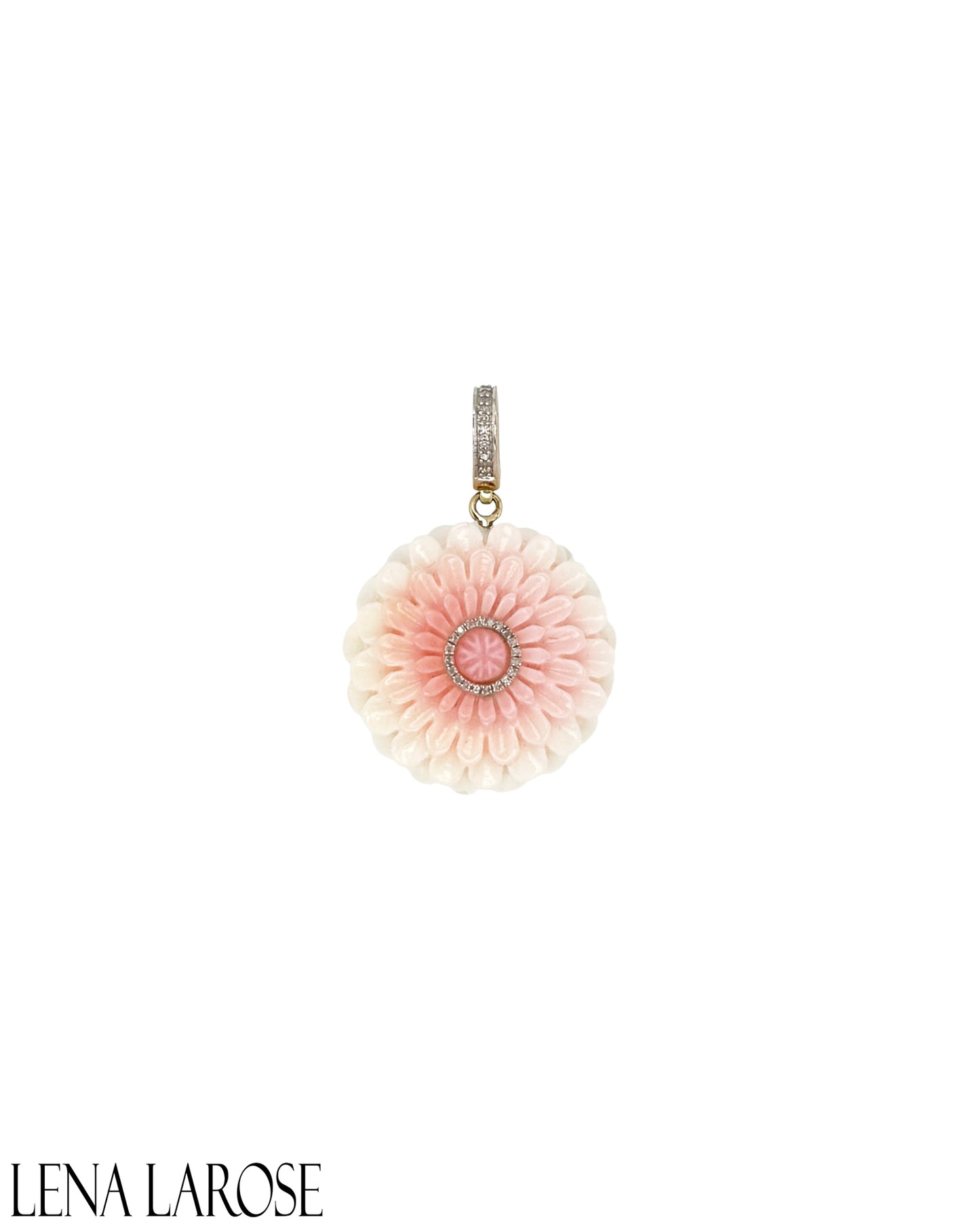 TRUNK-SHOW The Woods Conch Shell Flower Pendant