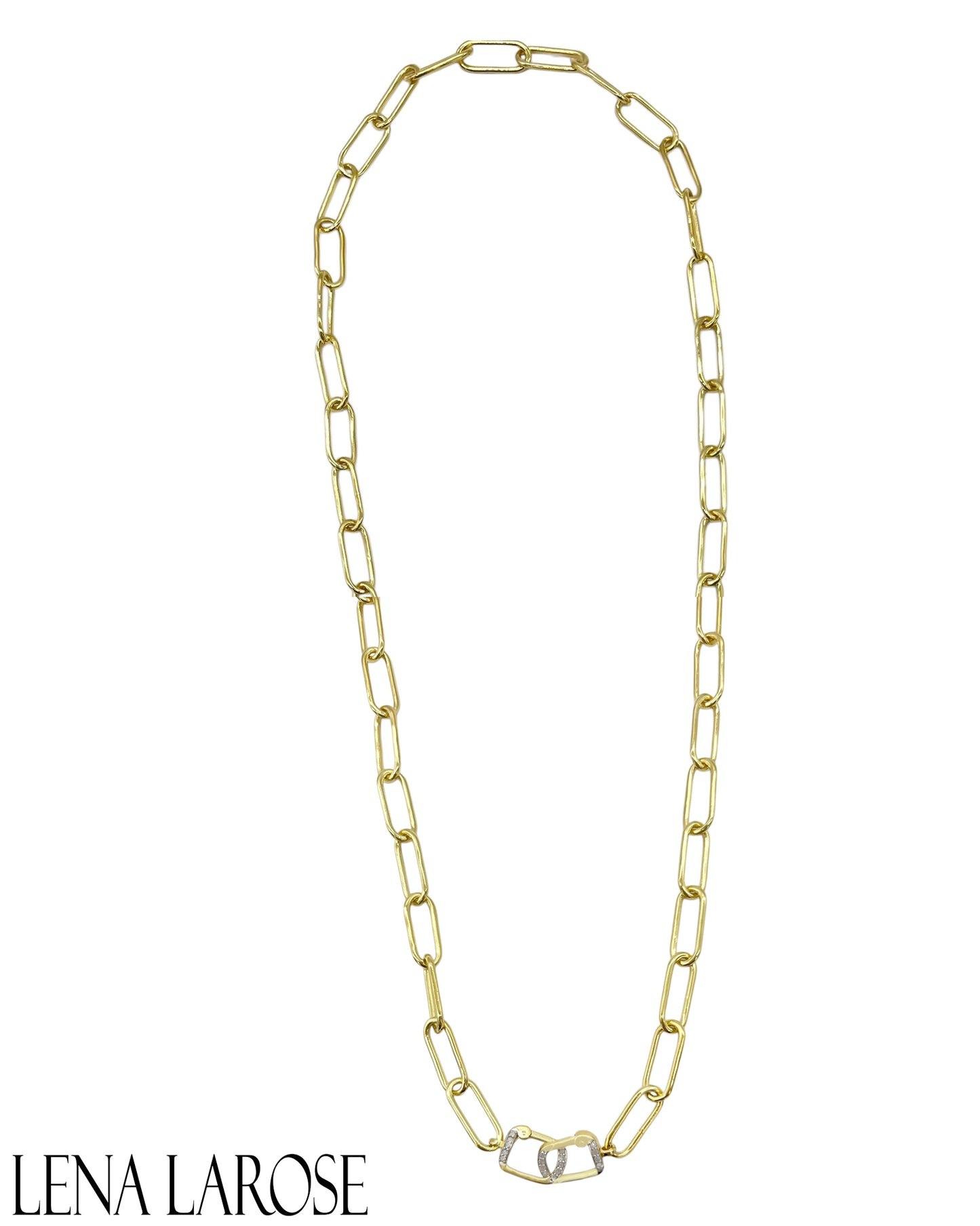 The Woods PPC Brass Chain 22"