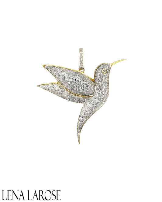 TRUNKSHOW The Woods Diamond Hummingbird Pendant