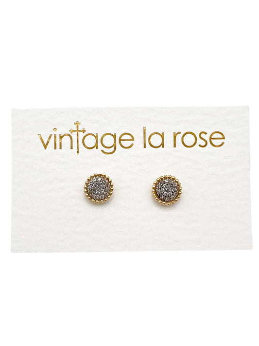 Sample Sale 14k Gold/Sterling Silver Circle Stud