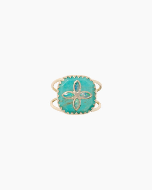 Pascale Monvoisin Bowie N.2 Turquoise Ring