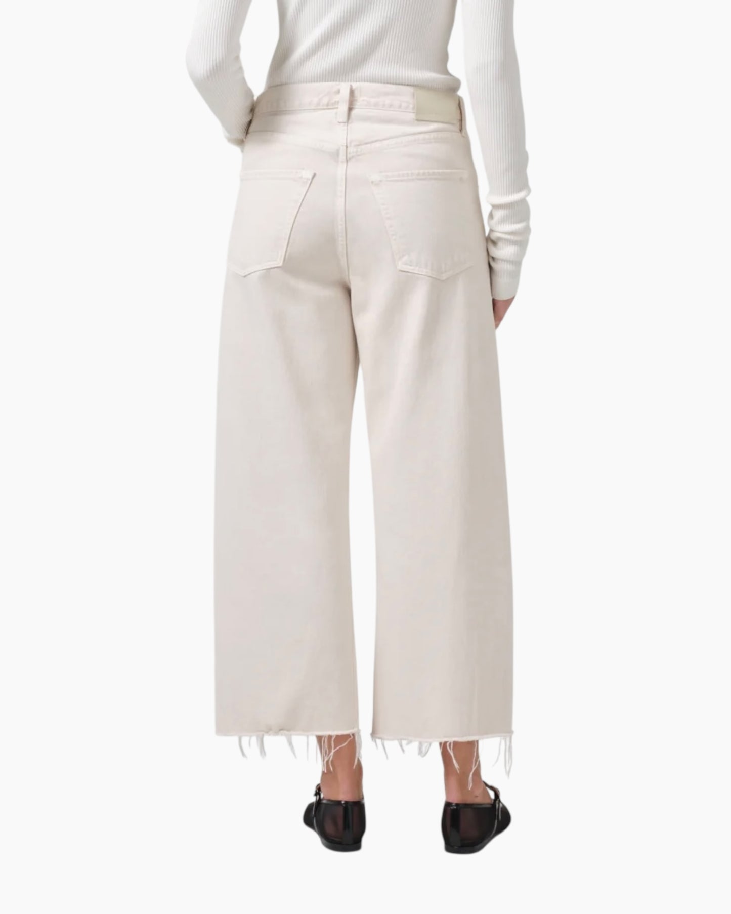 Citizens Ayla Raw Hem Cropped Jean
