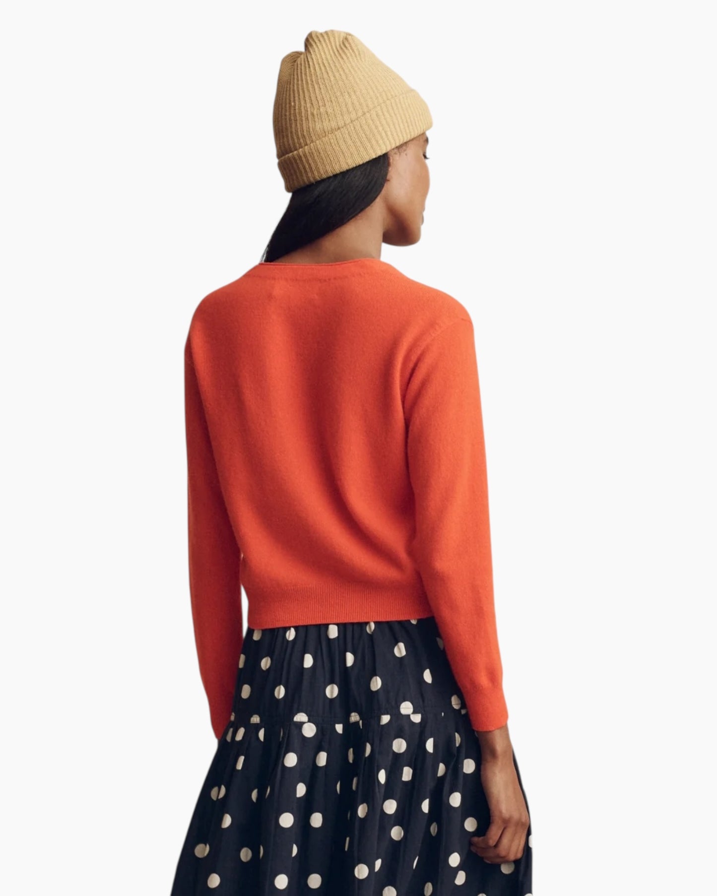 The Great Tiny V Cashmere Cardigan