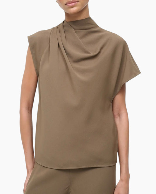 Staud Davina Top Truffle