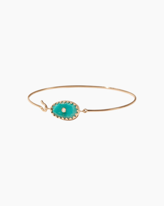 Pascale Monvoisin Turquoise Orso Bangle