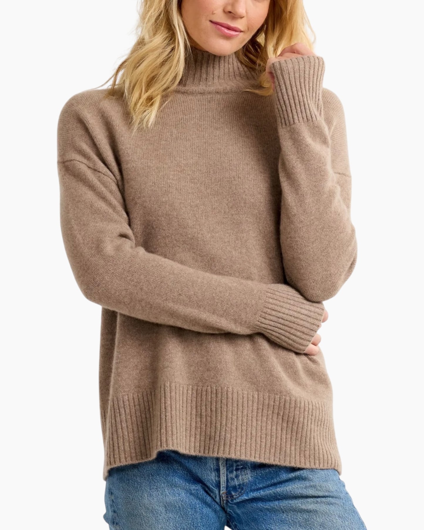 Pura Cashmere Pullover Driftwood