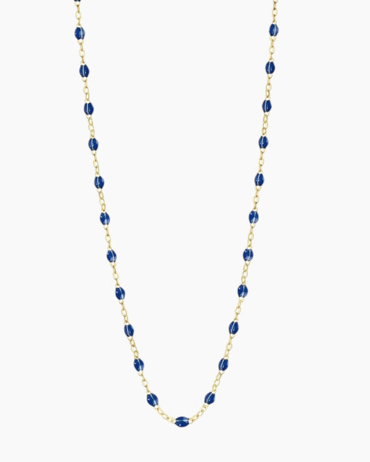 Classic Gigi Necklace Lapis 16.5"