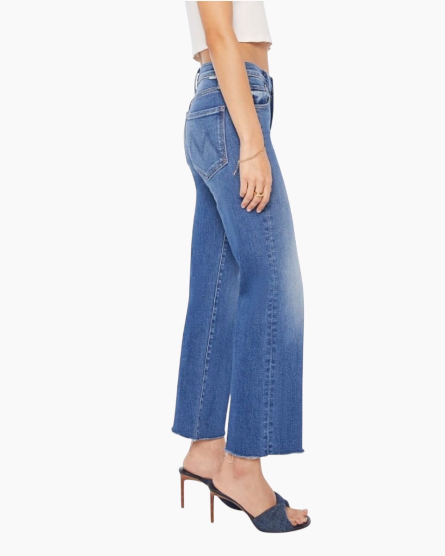 Mother Denim Mid Rise Rambler Zip