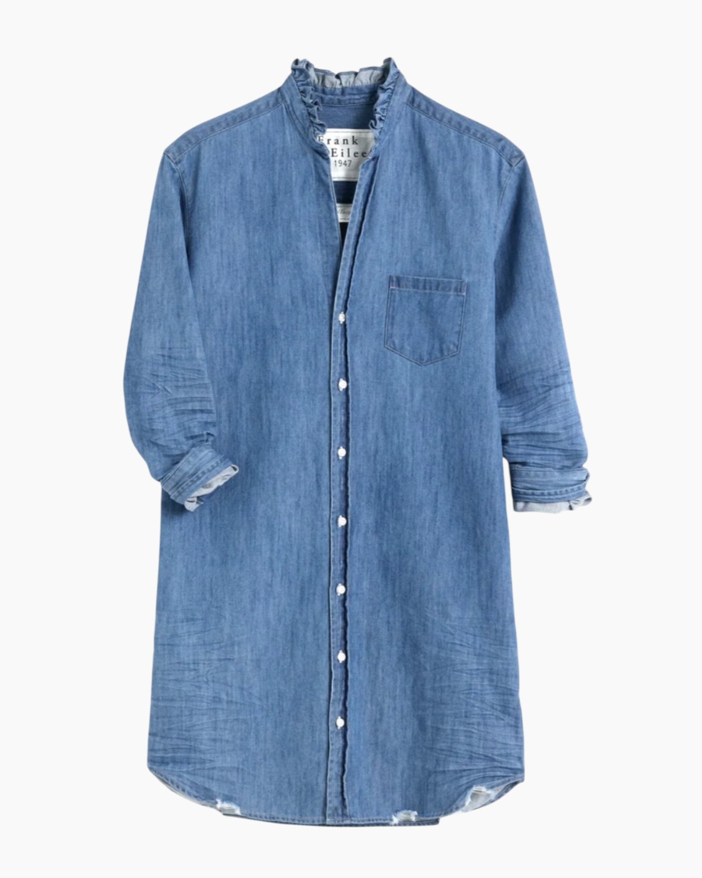 Frank & Eileen Mary Ruffle Shirtdress
