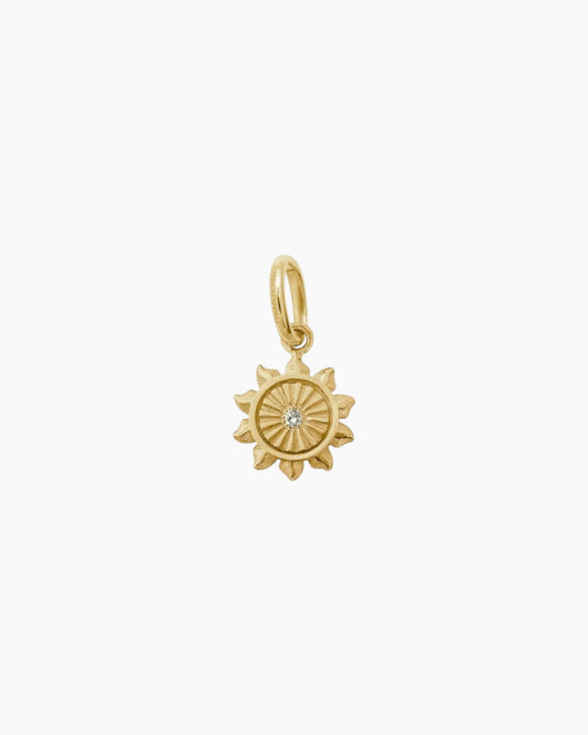 Gigiclozeau Lucky Sun Diamond Pendant