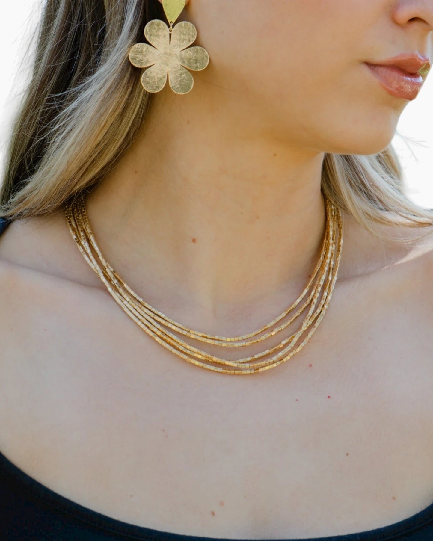Marcia Moran Amunet Gold Necklace