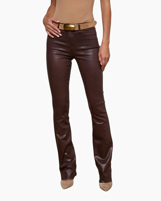 L'agence Selma Coated Bootcut Jean