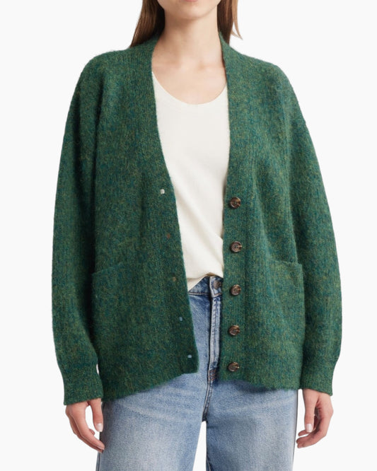 The Great Brushed Mélange Cardigan