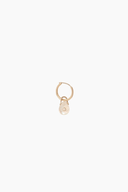 Pascale Monvoisin Orso Moonstone Hoop Earring