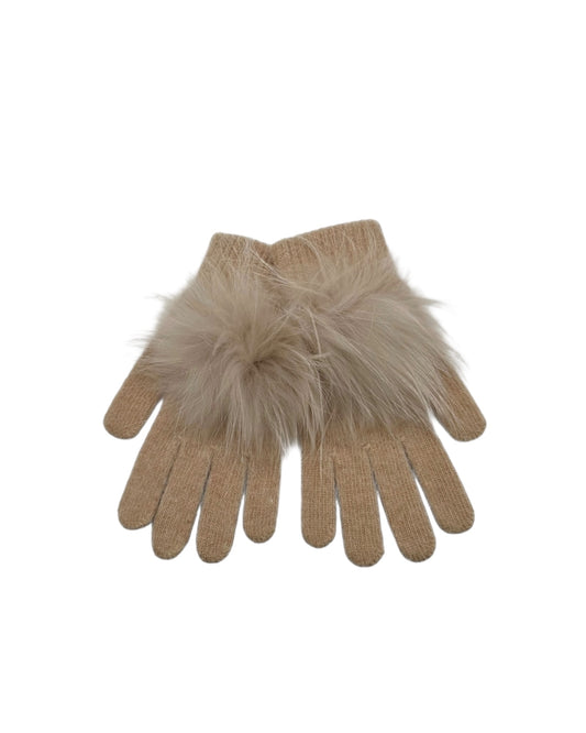 Linda Richards Fur Pom Gloves