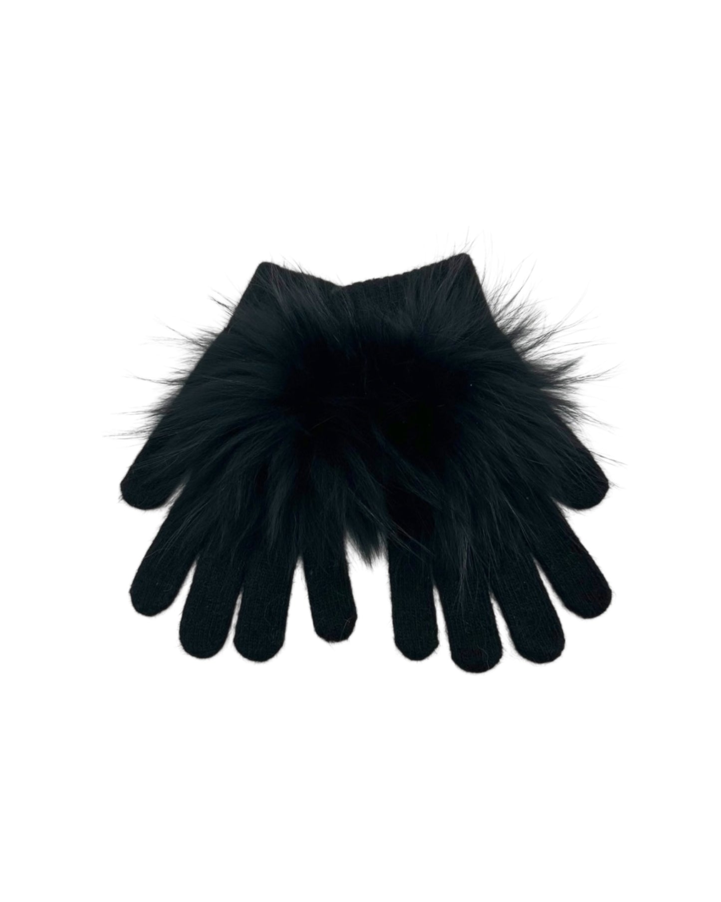 Linda Richards Fur Pom Gloves