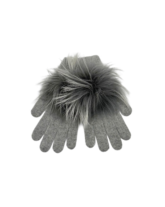 Linda Richards Fur Pom Gloves