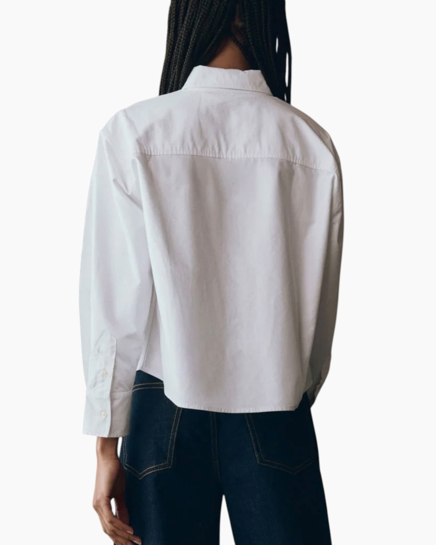 The Great Cropped Oxford Shirt