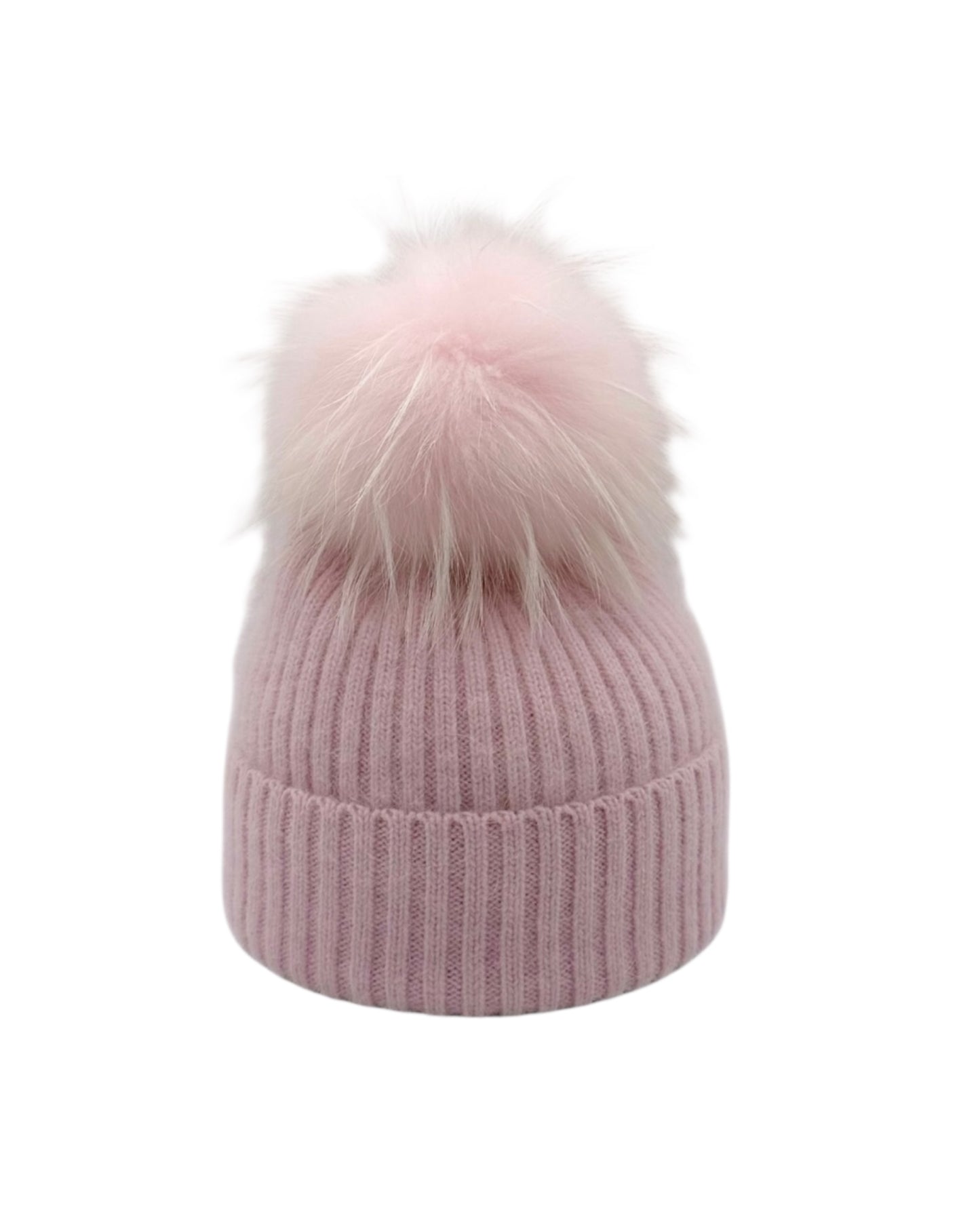 Linda Richards Wool Knit Fur Hat