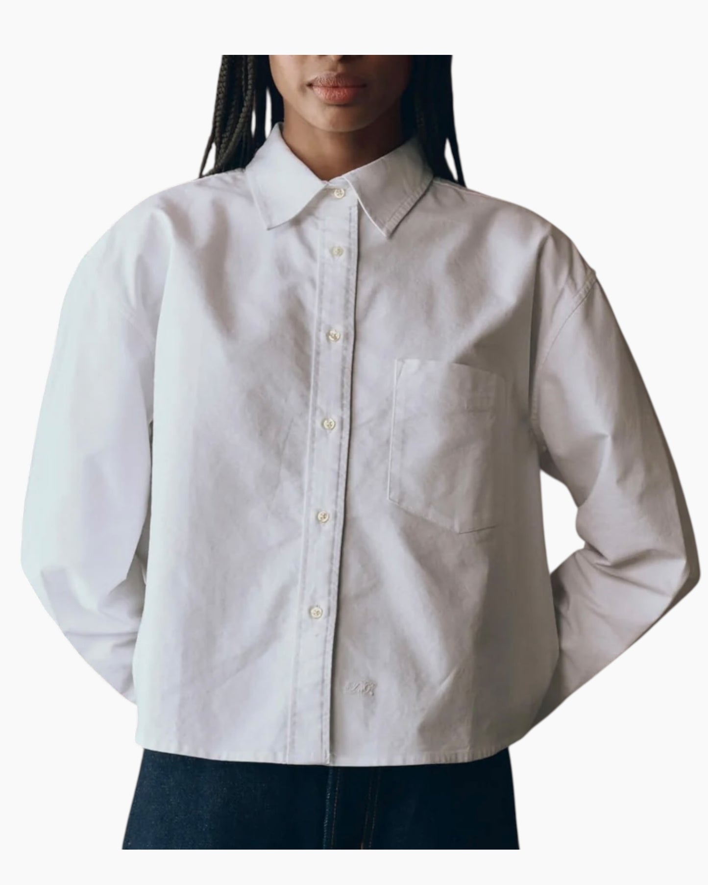 The Great Cropped Oxford Shirt