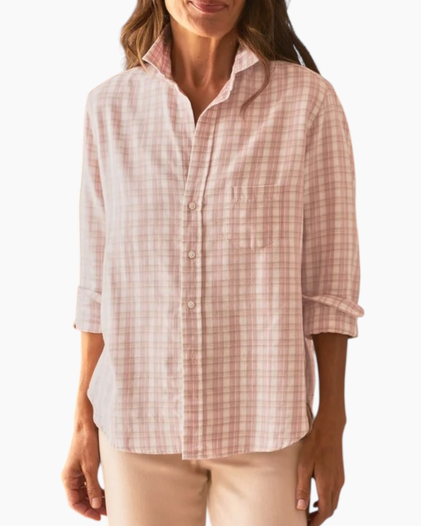 Frank & Eileen Eileen Button Up