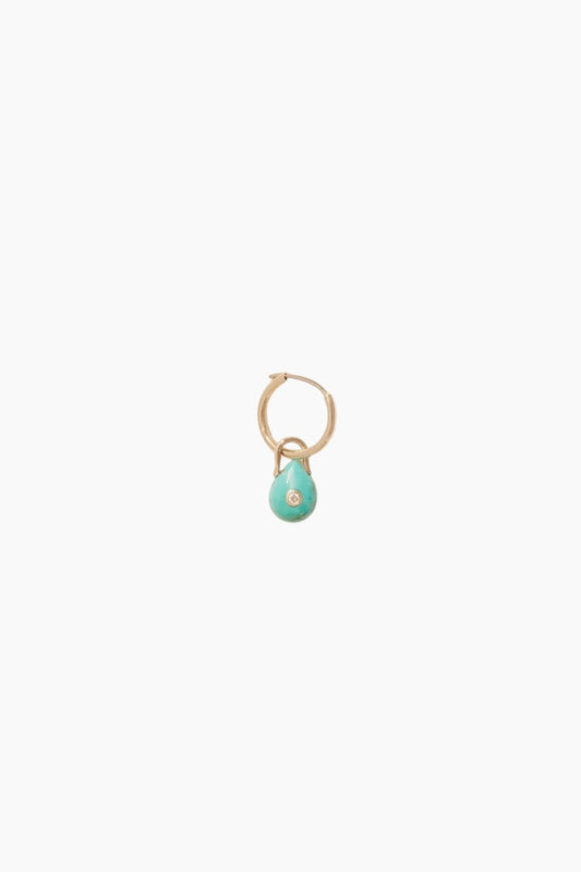 Pascale Monvoisin Orso Turquoise Hoop Earring