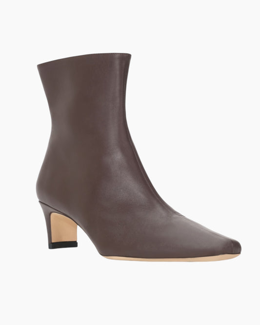 Staud Leather Wally Ankle Boot