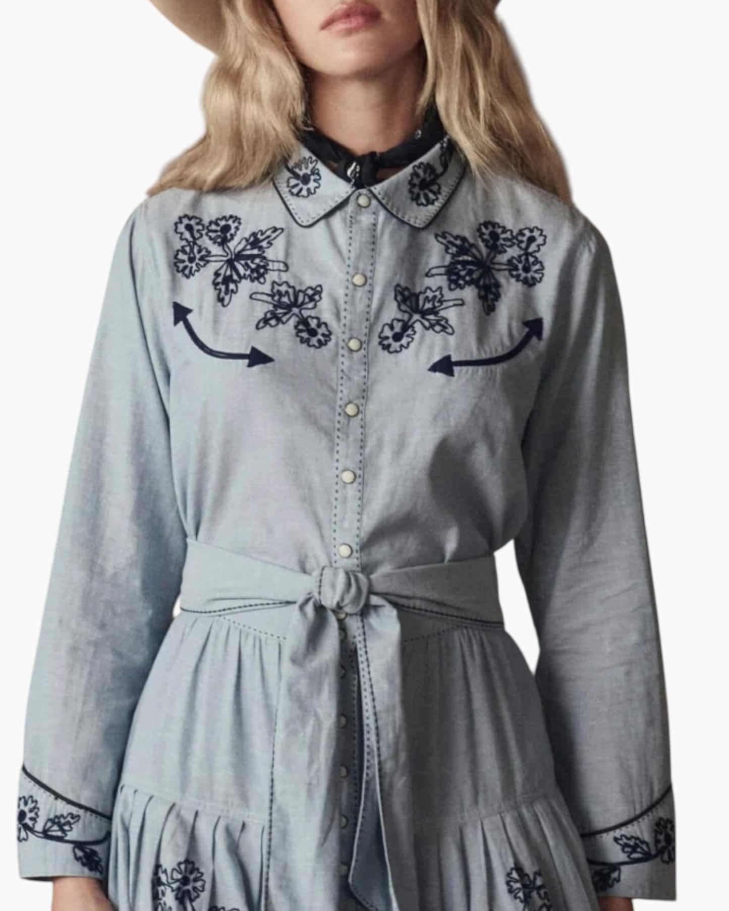 The Great X Stetson Embroidered Western Shirt