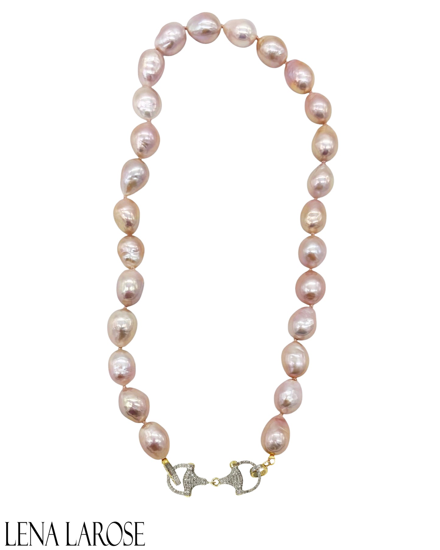 TRUNK-SHOW The Woods Pink Pearl Diamond Mariner Chain