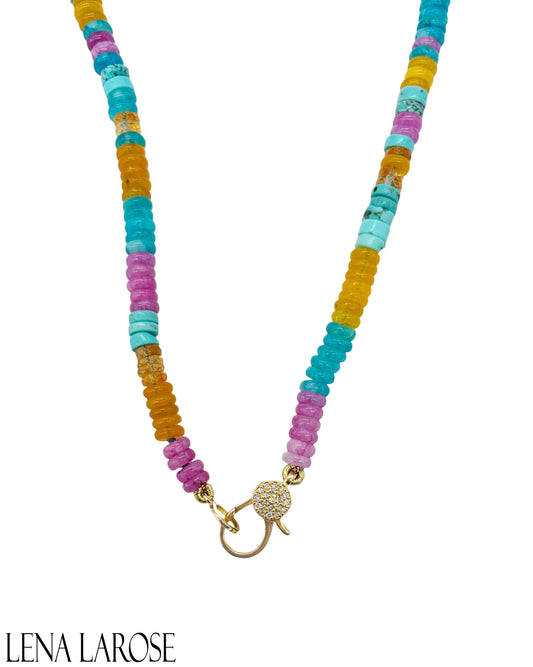 TRUNK-SHOW Royal Nomad Turquoise and Quartz Chain