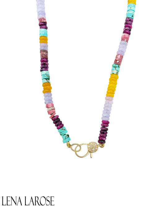 TRUNK-SHOW Royal Nomad Purple Mixed Bead Chain