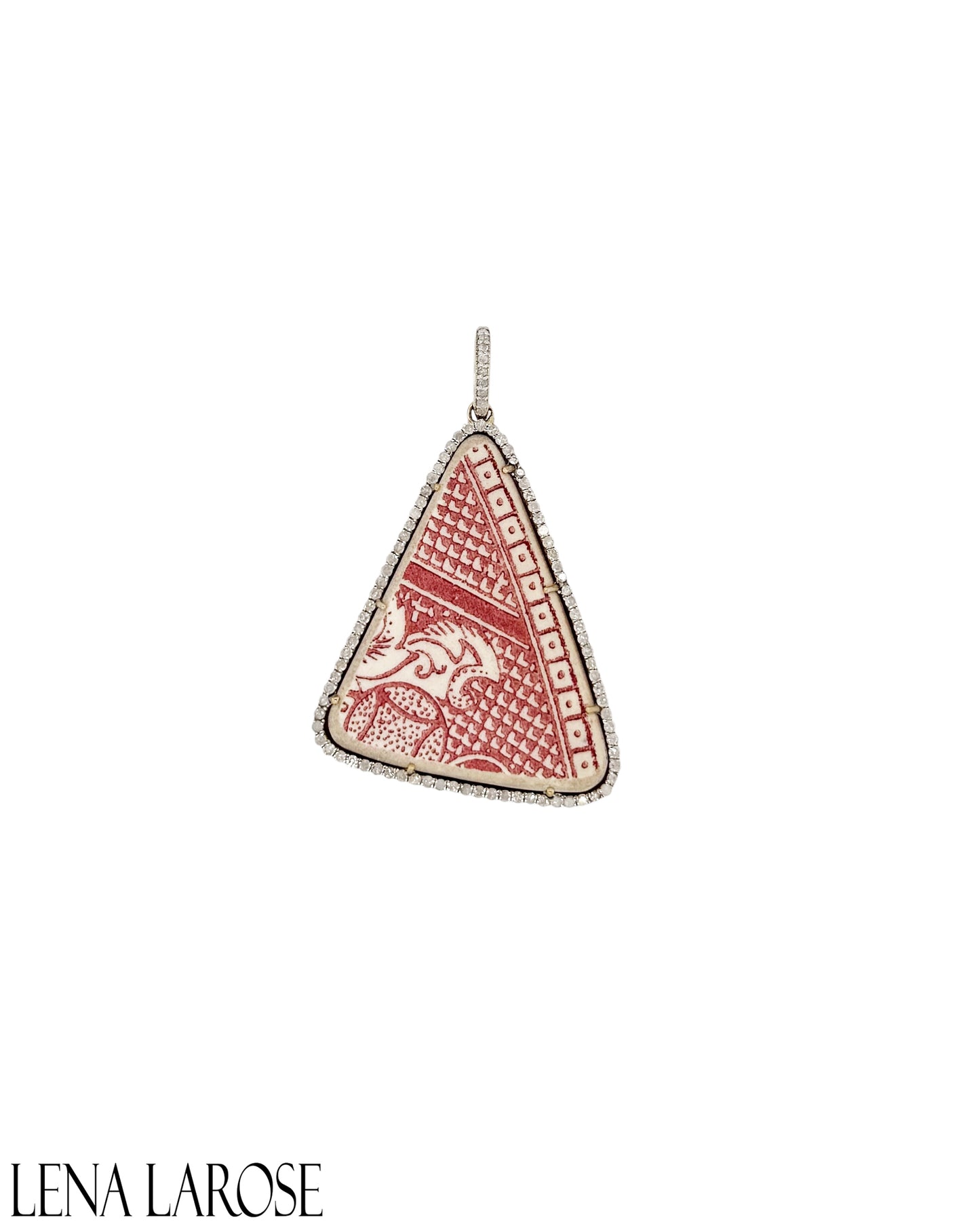 TRUNK-SHOW The Woods Pink Pottery Pendant