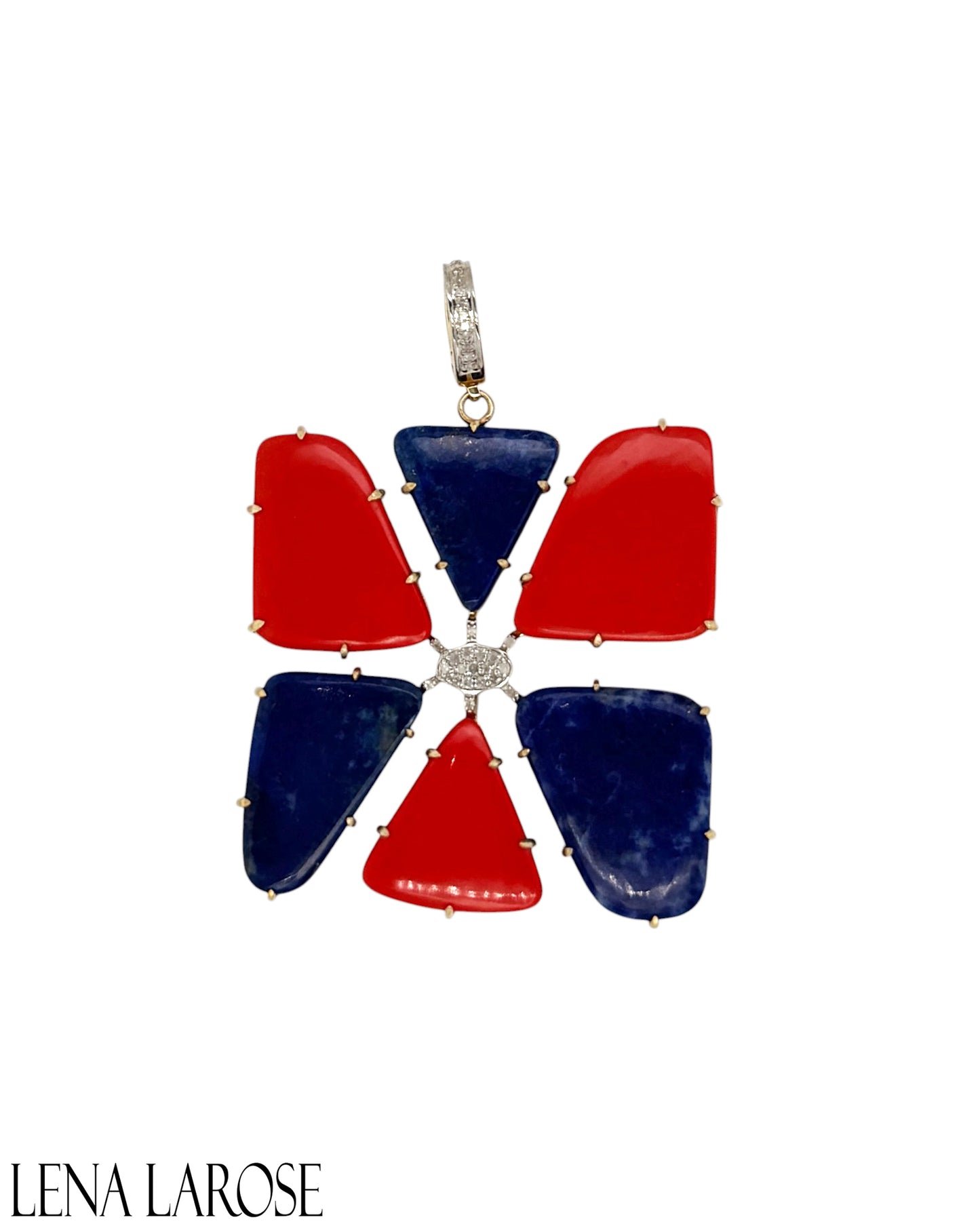 TRUNK-SHOW The Woods Lapis/Coral Flower