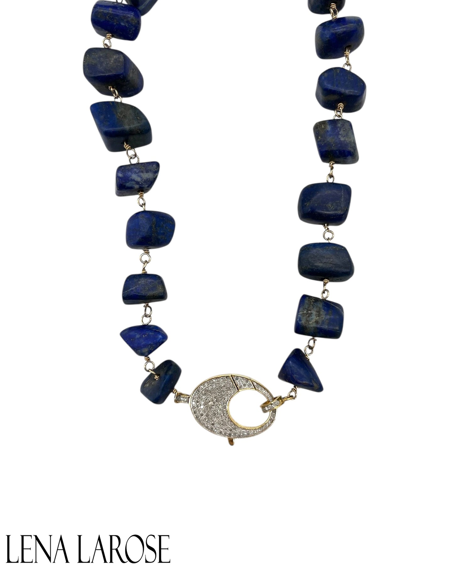 TRUNKSHOW The Woods Fine Jewelry Lapis Necklace, 18"