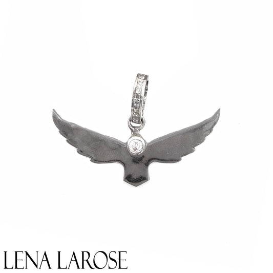 The Woods Fine Jewelry Silver Bird Charm