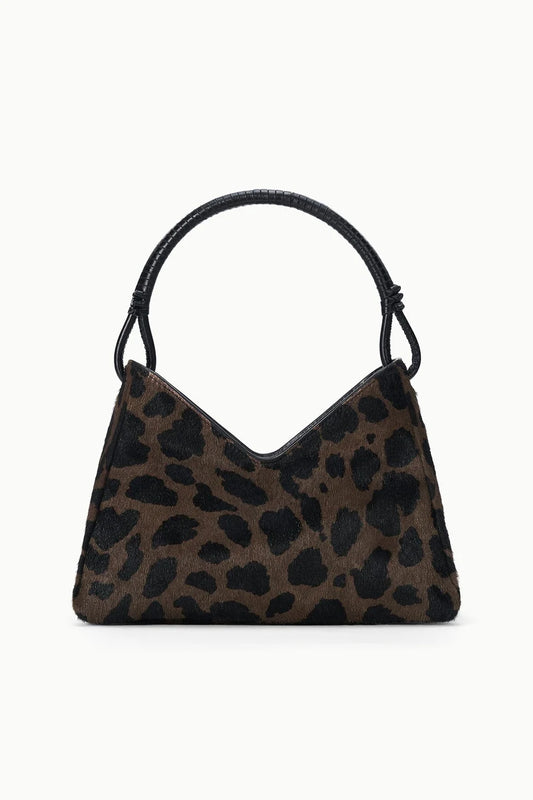 Staud Valerie Shoulder Bag Leopard