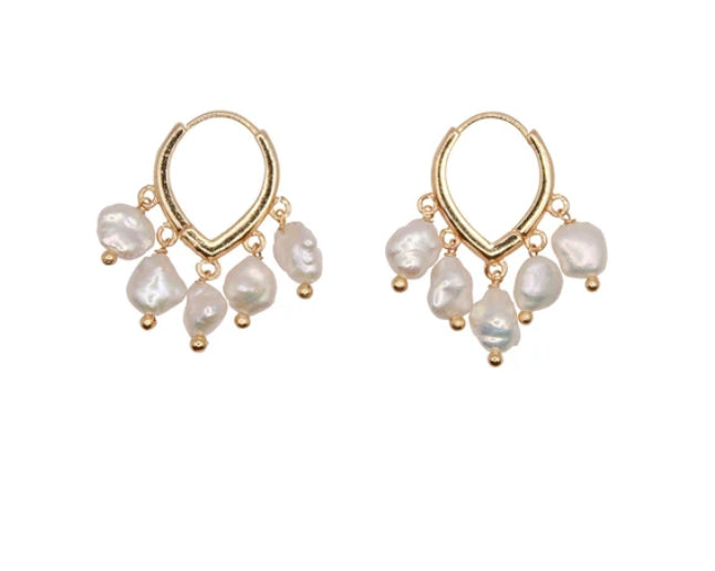 Marcia Moran Kaylin Mother of Pearl Earrings