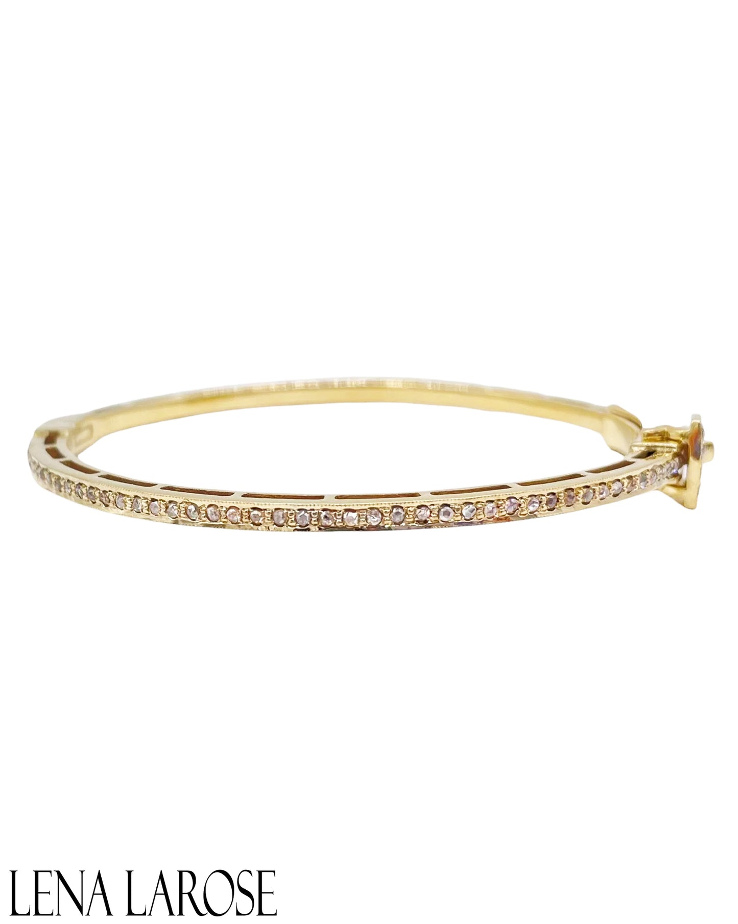 The Woods Fine Jewelry Single Row Brass Bangle