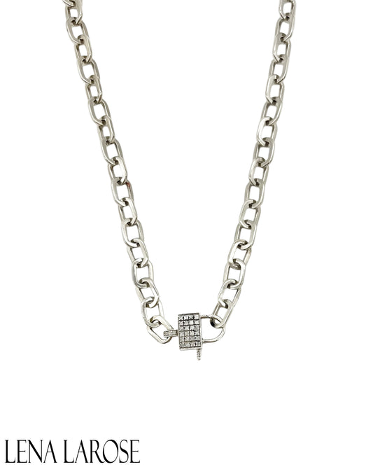 The Woods PPC Silver Chain 17"