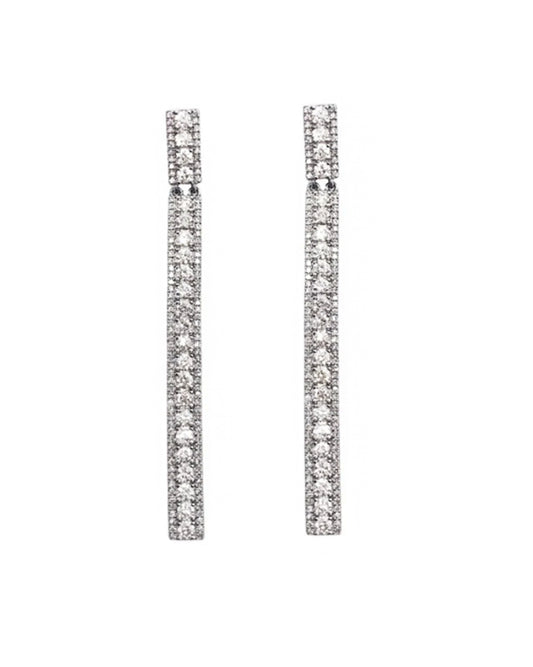 Sample Sale Diamond Bar Earrings